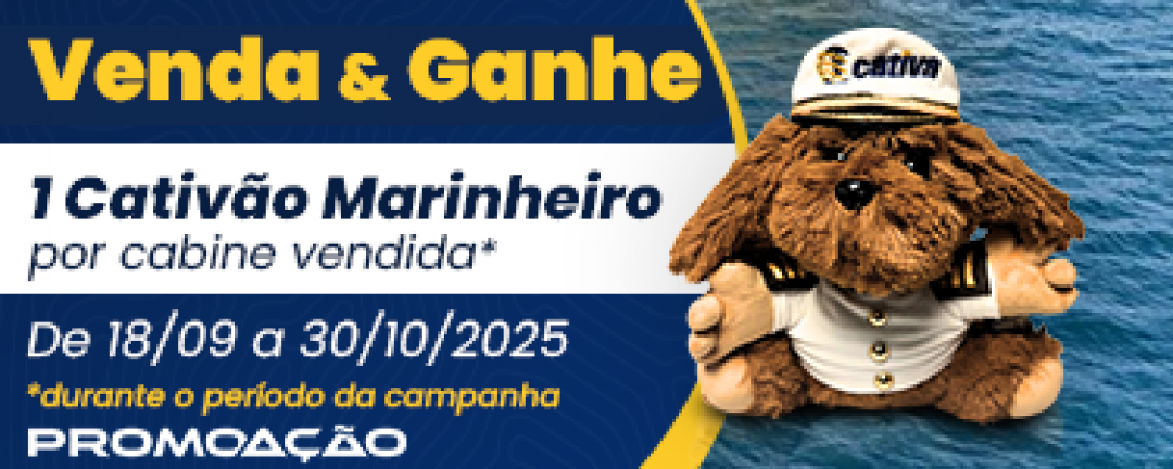 Venda & Ganhe: Cruzeiro Temtico com Recompensa!